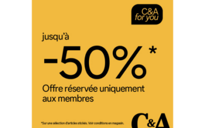 ✨ PROMOTIONS chez C&A