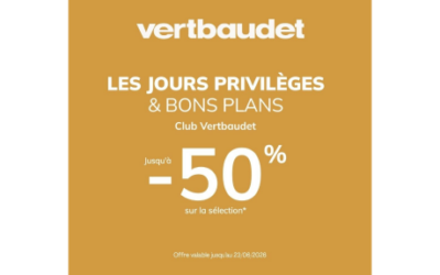 ✨ Les Jours Privilèges chez Vertbaudet !